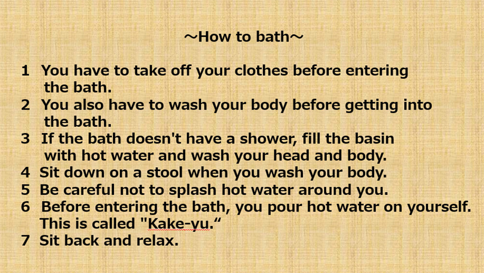 how to bath